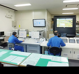 ■ Management in the central control room